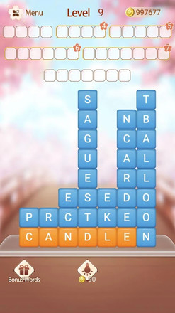 Word Shatter：Block Words Elimination Puzzle Game截图1