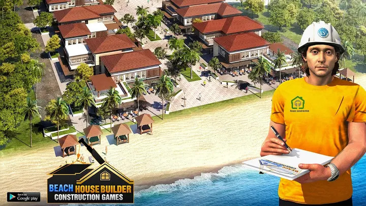 Beach House Builder Construction Games 2018截图6