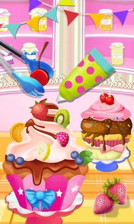 灰姑娘小公主的下午茶 - 兒童甜品制作和女生服裝化妝游戲截图4
