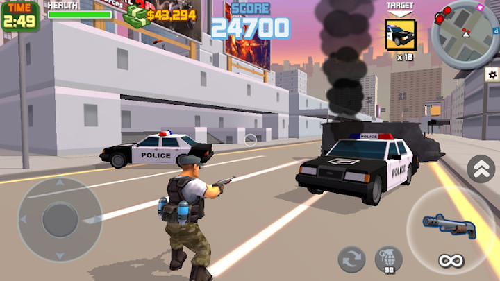 Gangster City- Open World Shooting Game 3D截图1