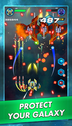 Galaxy Sky Shooter: Space Phoenix Hawk Attack 2019截图2