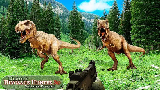 致命的恐龙猎人复仇FPS射手游戏3D截图3