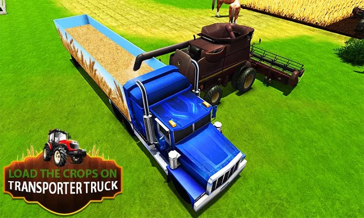 乡村 拖拉机 驾驶： 农业 运输截图2