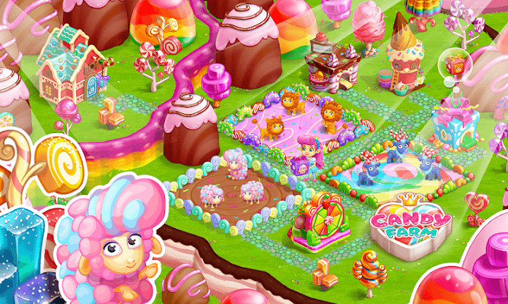 带有 魔法 泡泡 和 益智游戏 的 甜蜜 糖果 农场截图5