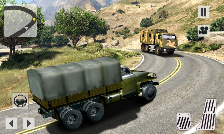 Army Truck Driver Off Road截图2
