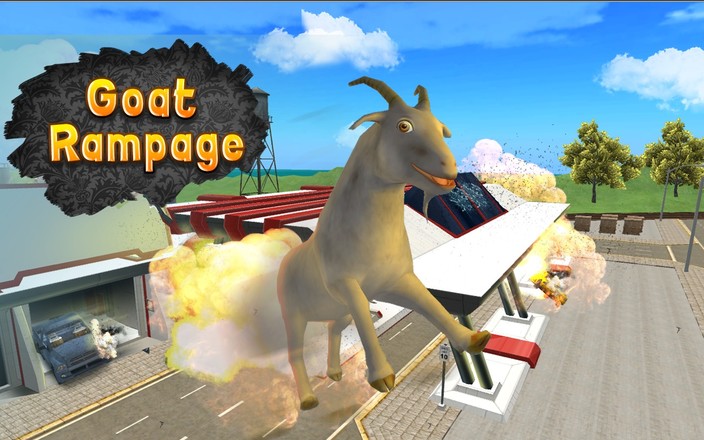 Goat Rampage Simulator 3D截图2
