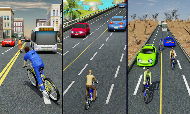 Bicycle Quad Stunt Racing 3D截图3