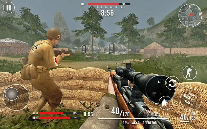 American vs Japanese Sniper - Hunter Survival FPS截图5
