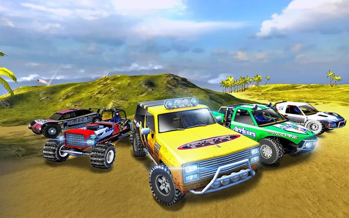 4x4 Dirt Racing - Offroad Dunes Rally Car Race 3D截图2