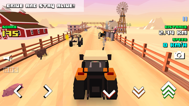 Blocky Farm Racing & Simulator - 农场模拟器截图5