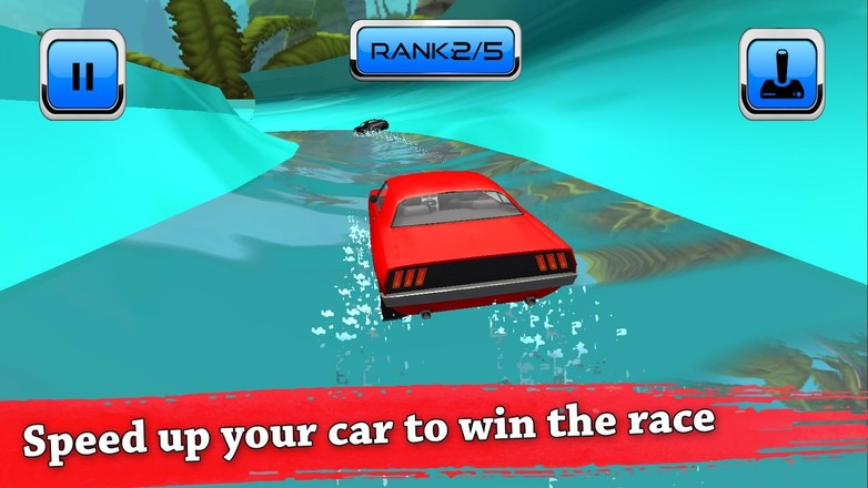 Water Slide Car Race and Stunts : Waterpark Race截图2