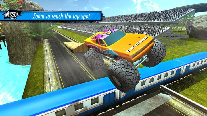 Train vs Car Racing 3D截图1