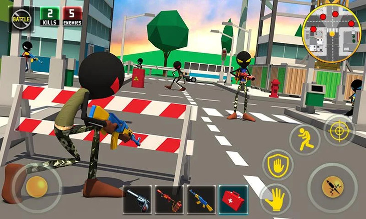 Stickman Battle Royale : Grand War截图5