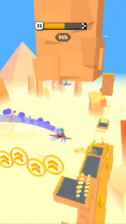 Road Glider - Incredible Flying Game截图3