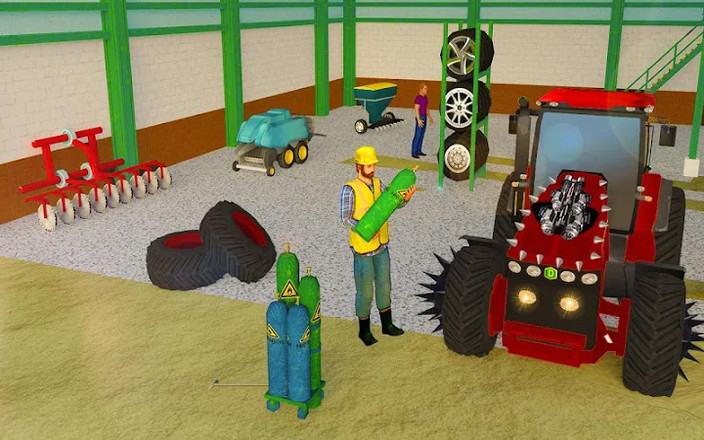 拉拖拉机小游戏：拖拉机驾驶模拟器截图1