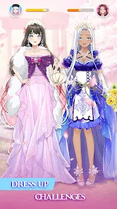 日本动漫打扮公主: 装扮和化妆可爱的娃娃截图1