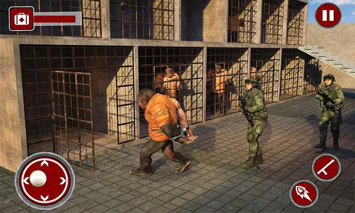 疯狂的大猩猩粉碎城市攻击监狱逃脱游戏截图4