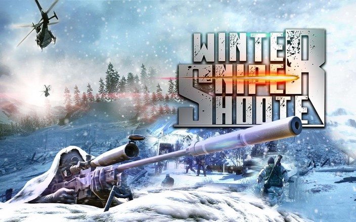 冬季山狙击手 - 现代射击战斗截图2