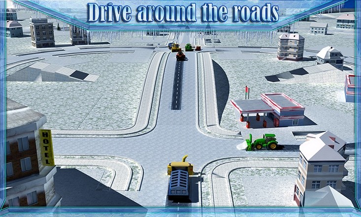 Snow Blower Truck Simulator 3D截图10