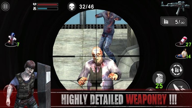 Zombie Assault:Sniper-丧尸突袭：狙击修改版截图7