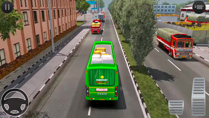 豪华现代客车：超级巴士游戏3D截图1