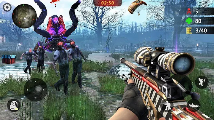 Zombie 3D Gun Shooter: PvP FPS截图1