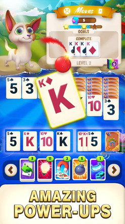 Solitaire Pets - Fun Card Game截图2