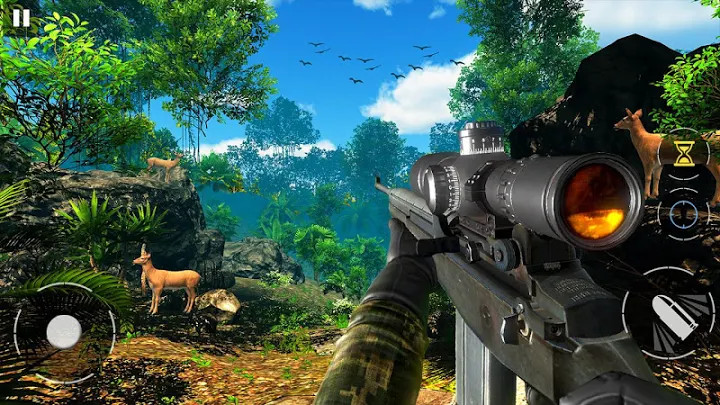 鹿猎人游戏2020：动物射击游戏：动物狩猎游戏：免费玩游戏：有趣的狩猎游戏截图3