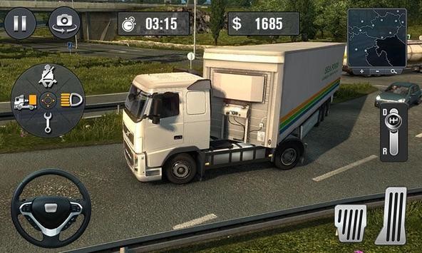 Cargo Truck Transport Simulator - Long Truck Euro截图4