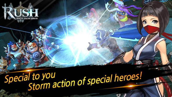 RUSH : Rise up special heroes截图3
