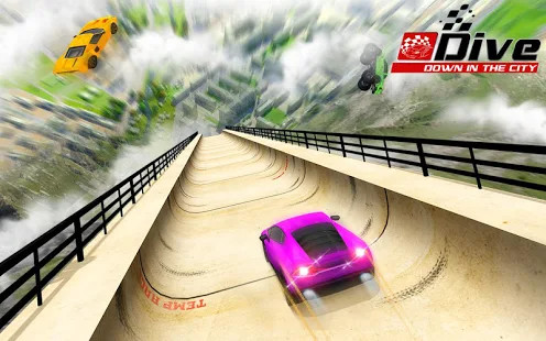 Mega Ramp Car Racing Stunts Ramp Construction截图2