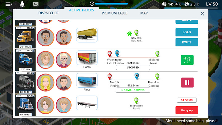 Virtual Truck Manager - Tycoon trucking company截图6