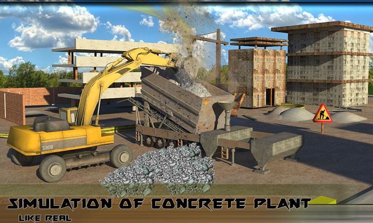 Concrete Excavator Tractor Sim截图6