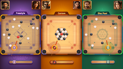 Carrom Go-Disc Board Game截图6