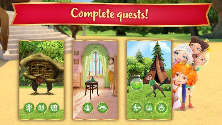 Little Tiaras: Magical Tales! Good Games for Girls截图5