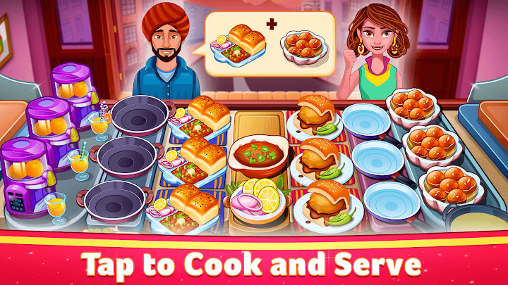 Indian Cooking Star: Chef Restaurant Cooking Games截图1