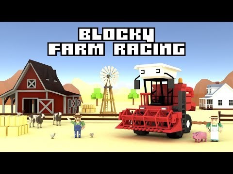 Blocky Farm Racing & Simulator - 农场模拟器截图