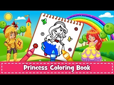 Princess Coloring Book for Kids & Girls Games ?截图