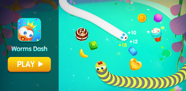 Worms Dash.IO-snake battle zone截图