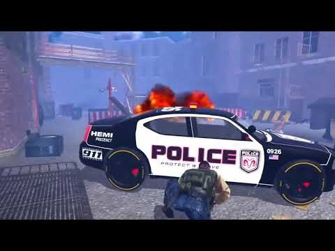 US Police Free Fire - Free Action Game截图