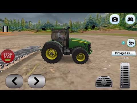 驱动农用拖拉机货物模拟器3D截图
