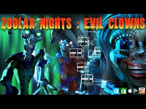 Zoolax之夜：邪恶的小丑 演示版 Evil Clowns截图