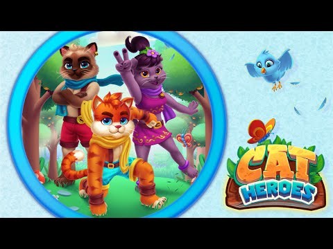 Cat Heroes: Puzzle Adventure截图