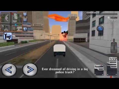3D警方卡车模拟2016年截图