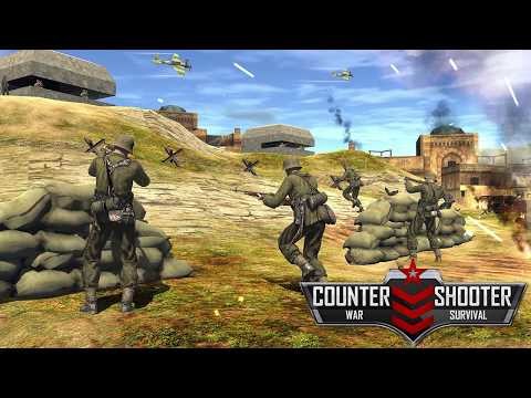 WW2 Counter Shooter Frontline War Survival Game截图
