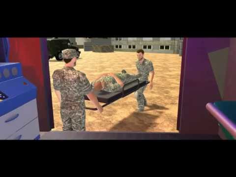 US Army Ambulance Driving Game : Transport Games截图