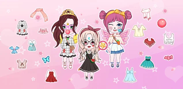 Chibi Dolls: Dress up Games & Avatar Creator截图