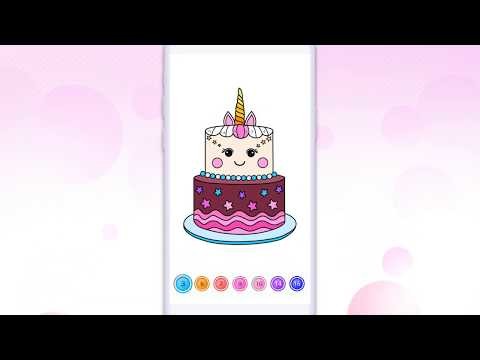 Girls Coloring Book - Color by Number for Girls截图