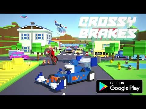 Crossy Brakes : Blocky Toon Racer截图