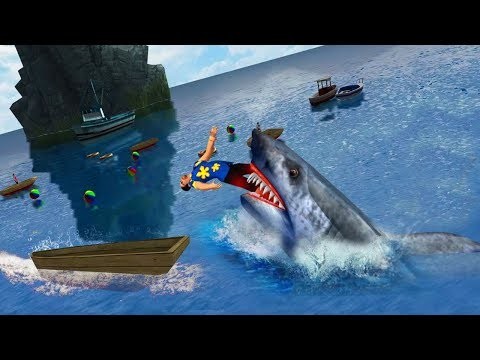 Shark Attack Game - Blue whale sim截图